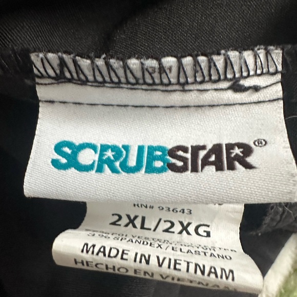 Scrubstar Women’s Black Scrub Joggers - Picture 3 of 3